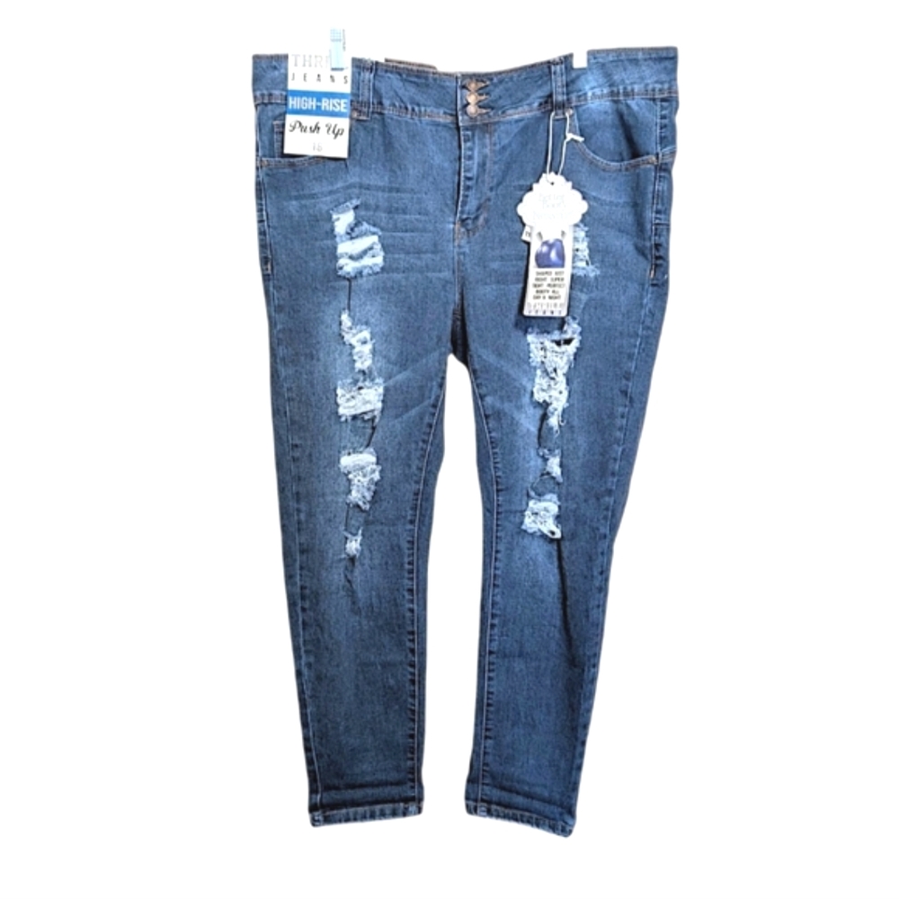 Thrill Jeans High-Rise Skinny-Fit Push Up